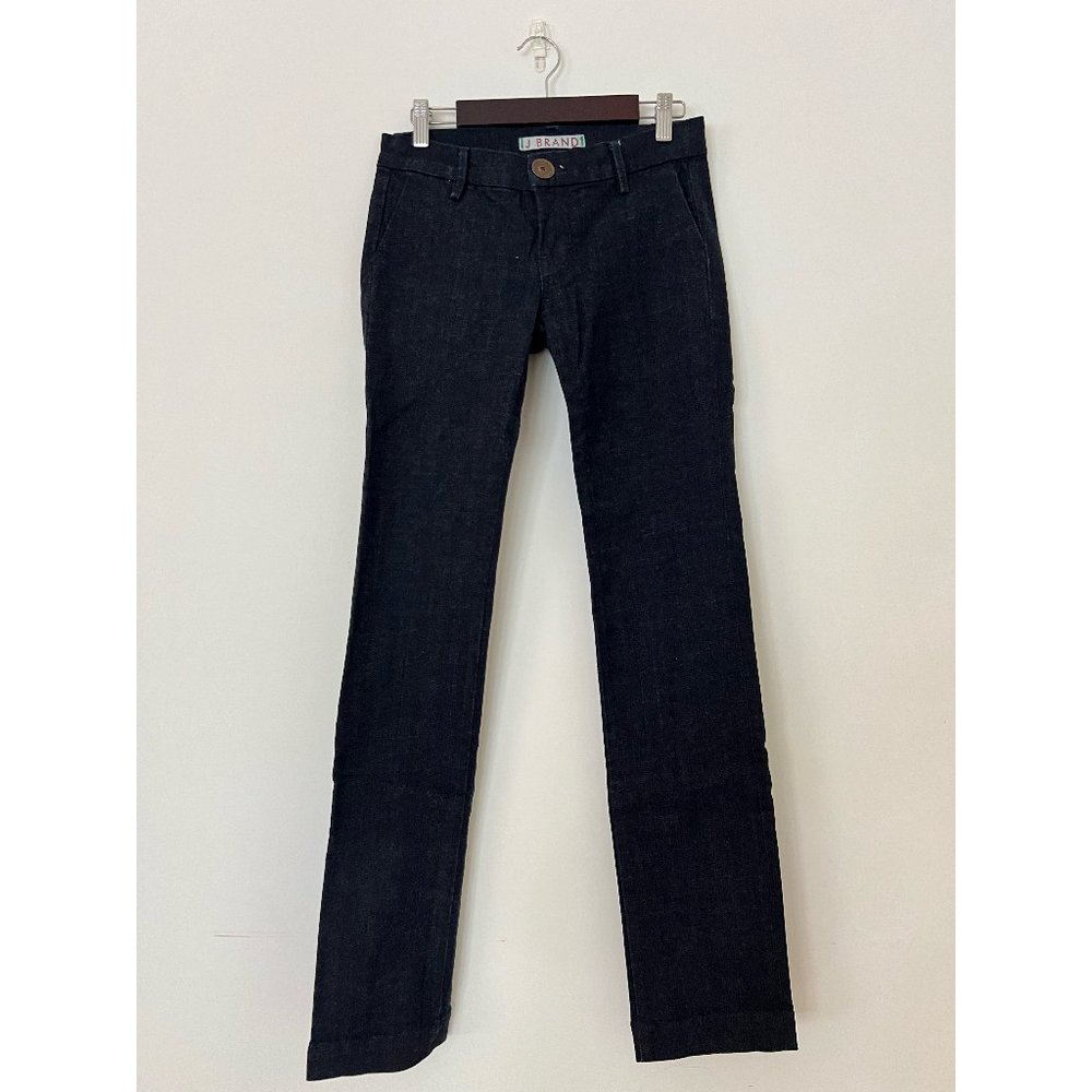J Brand - Dark Wash, Low Rise Slim Leg Bea Jeans - Size W26